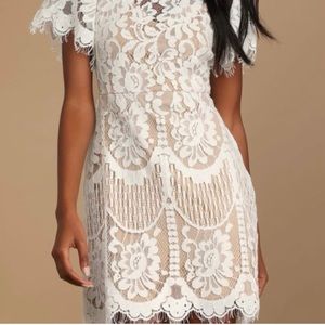 Lulu Pearson White Lace Dress